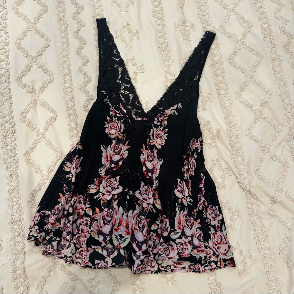 Free People Floral Top